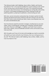 The Ultimate Guide to Self-Publishing achterzijde