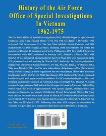History of the United States Air Force Office of Special Investigations in Vietnam 1962 - 1975 achterzijde