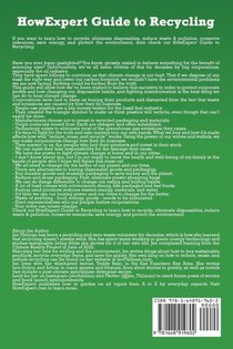 HowExpert Guide to Recycling achterzijde