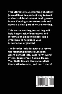 House Hunting Checklist achterzijde