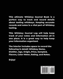 Whiskey Journal achterzijde