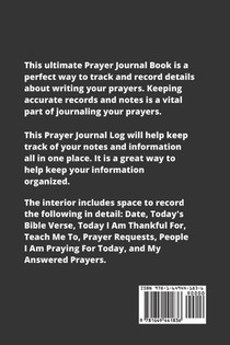 Prayer Journal achterzijde