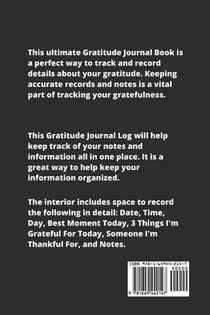 Gratitude Journal achterzijde