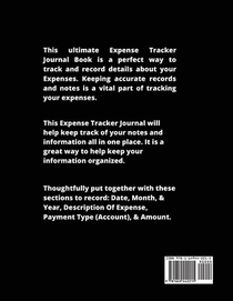 Expense Tracker achterzijde