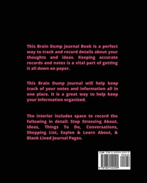 Brain Dump Journal achterzijde