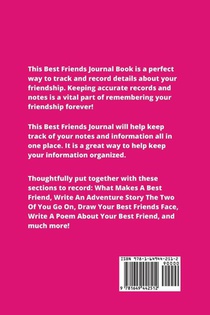 Best Friends Journal achterzijde