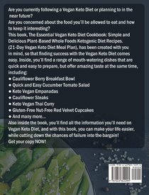The Essential Vegan Keto Diet Cookbook achterzijde