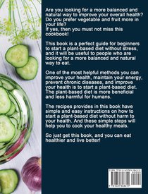 Plant Based Diet Cookbook for Beginners 2020 achterzijde