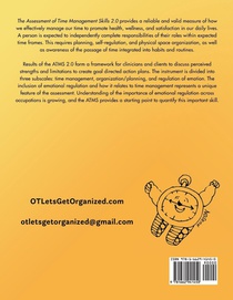 The Assessment of Time Management ATMS 2.0 Manual achterzijde