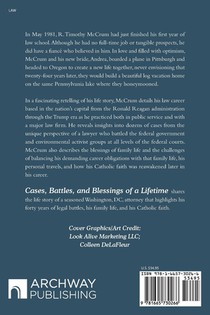 Cases, Battles, and Blessings of a Lifetime achterzijde