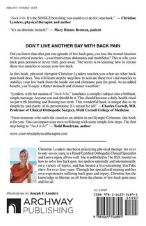 The Proven Solution to Eliminate Low Back Pain Forever and.... Get a Flatter Stomach achterzijde