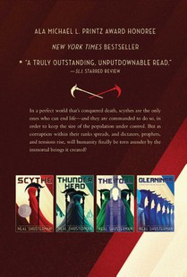 The Arc of a Scythe Paperback Collection (Boxed Set): Scythe; Thunderhead; The Toll; Gleanings achterzijde