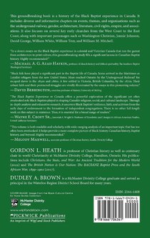 The Black Baptist Experience in Canada achterzijde