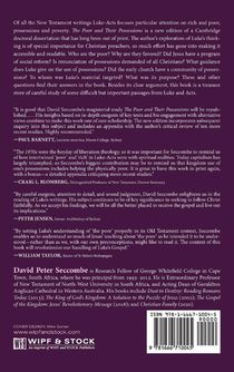 The Poor and Their Possessions achterzijde