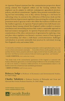 An Agrarian Proposal achterzijde