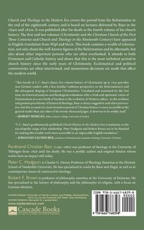 Church and Theology in the Modern Era achterzijde