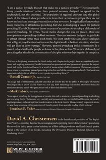 A Philosophy of Pastoral Preaching achterzijde