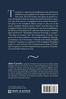 The Essays and Public Lectures of John Carrick achterzijde