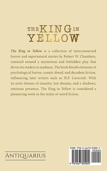 The King in Yellow Classic Edition achterzijde