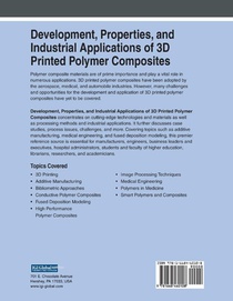 Development, Properties, and Industrial Applications of 3D Printed Polymer Composites achterzijde