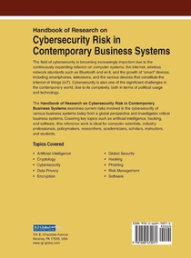 Handbook of Research on Cybersecurity Risk in Contemporary Business Systems achterzijde