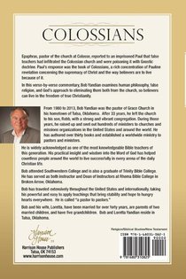 Colossians: A New Testament Commentary achterzijde