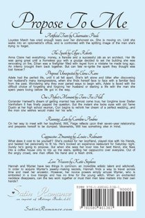 Propose To Me, A Romance Anthology achterzijde