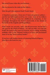 Personal Recollections of Joan of Arc achterzijde