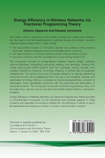 Energy Efficiency in Wireless Networks via Fractional Programming Theory achterzijde