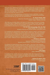 Consultation for Organizational Change Revisited achterzijde