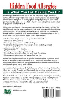 Hidden Food Allergies achterzijde