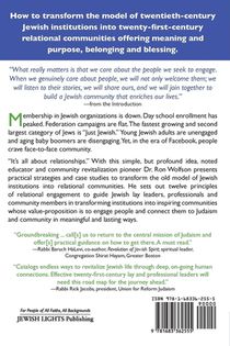 Relational Judaism achterzijde