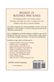 Shabbat Seder achterzijde