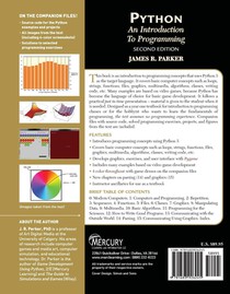 Python. An Introduction to Programming achterzijde