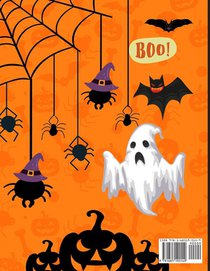 Halloween ABC Handwriting Workbook achterzijde