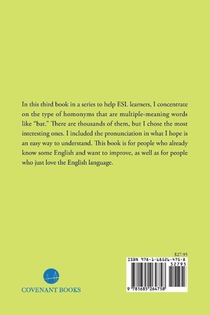 Homonyms; Multiple-Meaning Words; Or One Reason English is Difficult to Learn achterzijde