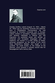 Algonquin Legends of New England (Esprios Classics) achterzijde