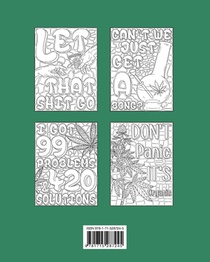 Weed Coloring Book achterzijde