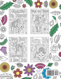 Pig Coloring Book achterzijde