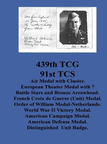 Letters from Home and War 1943 - 1945 Charles E. Skidmore Jr. World War II Flight Officer - Glider Pilot achterzijde