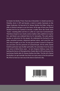 The Life of St Daniel the Stylite achterzijde