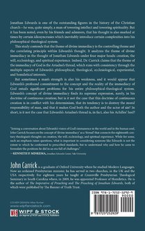 Jonathan Edwards and the Immediacy of God achterzijde