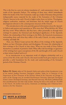The Apostolic Fathers, A New Translation and Commentary, Volume I achterzijde