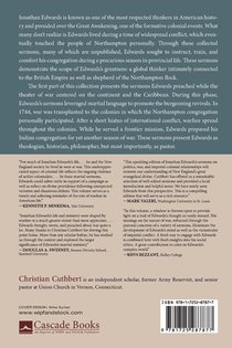 The Wartime Sermons of Jonathan Edwards achterzijde