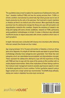 Experiences of Adolescents Living with Type 1 Diabetes Mellitus Whilst Negotiating with the Society achterzijde