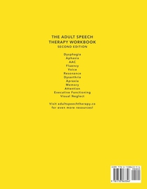 The Adult Speech Therapy Workbook achterzijde