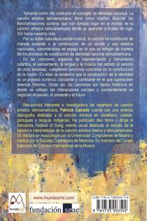 La canción artística latinoamericana achterzijde