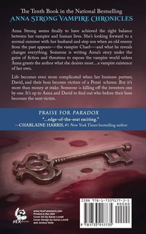 Paradox (An Anna Strong Vampire Novel Book 10) achterzijde