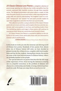 25 Classic Chinese Love Poems achterzijde