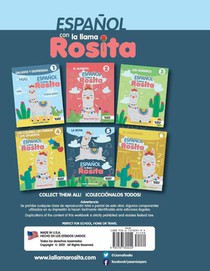 Espanol con la llama Rosita La Ropa achterzijde